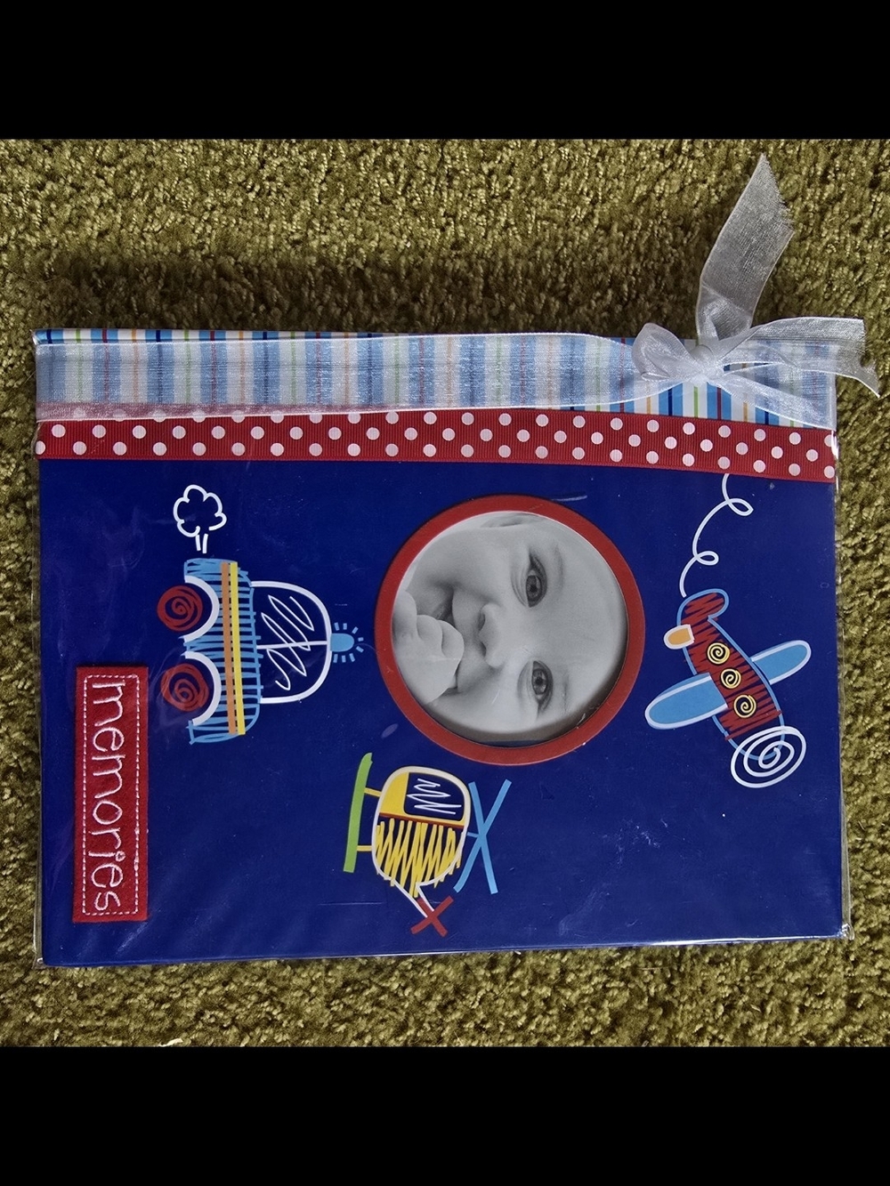 First Impressions Baby Memory Book Photo Album Keepsake Scrapbook NWT